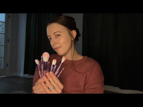 ASMR Face Brushing You To Sleep (mic brushing) 😴