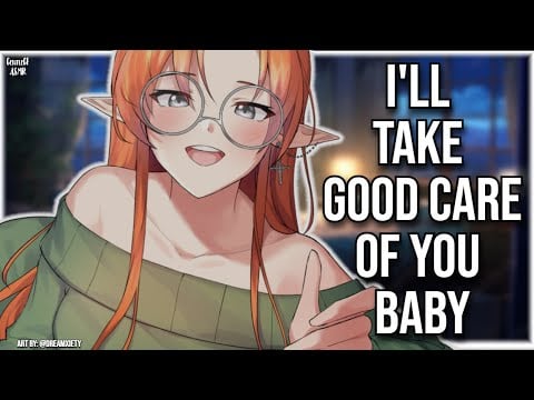 ASMR | Soft Doting Elf Girlfriend Comfort you with Snuggles 💚Whispers & Head Scratches | Sleep Aid