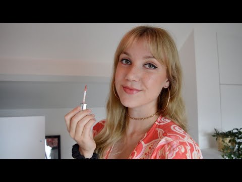 ASMR Doing My Makeup & Soft Spoken Chit Chat