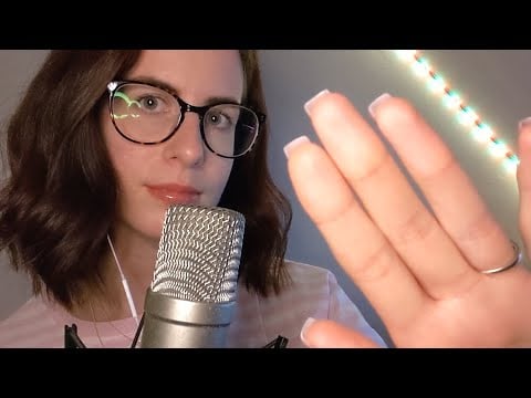 ASMR // Inaudible whispering (cupped whispers and visual triggers)