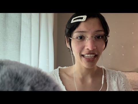 ASMR | Girl With No Boundaries examines & plays with ur FACE (face touching, upclose whispers,)