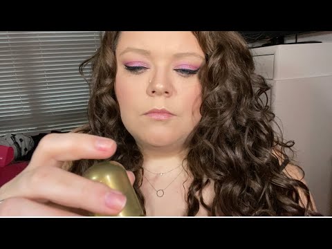 ASMR - Whisper & tapping on new products (curly hair products & boxycharm)