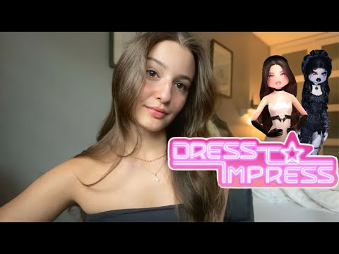 ASMR Slay in Dress to Impress w/ me ⋅˚₊‧ ୨୧ ‧₊˚ ⋅