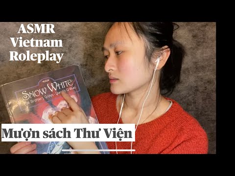 ASMR Vietnam| Roleplay| Book Haul in Library| Bạn đến thư viện mượn sách| Tiếng Việt| Thanh ASMR