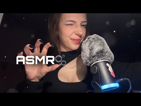 АСМР🫧 скретчинг мікрофону і візуалки / ASMR scratching microphone and visuals 