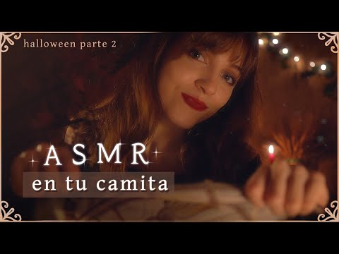 ASMR en tu camita • te ayudo a dormir ❤️🌙 Halloween parte 2 💤