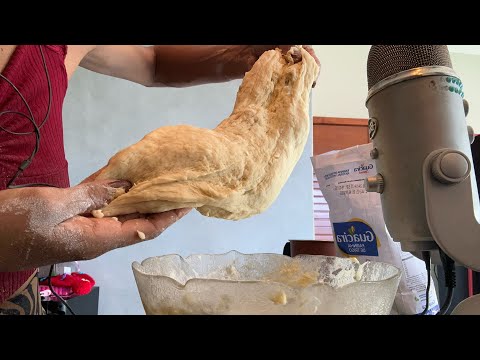 ASMR RELAXE COM ESTA RECEITA DE PÃO CASEIRO 🍞