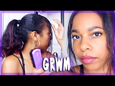 GRWM: QUICK SIMPLE EVERYDAY MAKEUP & MESSY PONYTAIL ♥