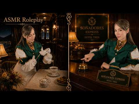 ASMR Tren Hotel Vintage | Servicio Completo a Bordo | Roleplay Español