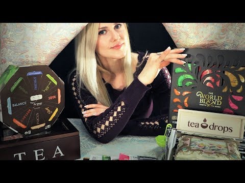 ☕️ Teas Please ☕️ ASMR | Soft Spoken | Crinkling | Tapping