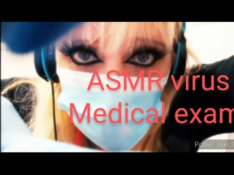 ASMR MEDICAL VIRUS EXAMINATION/rubber gloves/mask