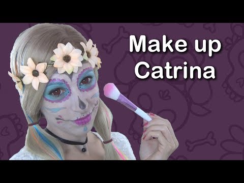 ASMR Español . Maquillaje de la Catrina . Make up . Susurros super relajantes . Susurros para dormir