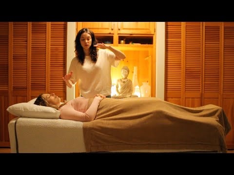 ASMR: Reiki for Energy Clearing w Hand Movements, Rattle, Feather & Singing Bowl