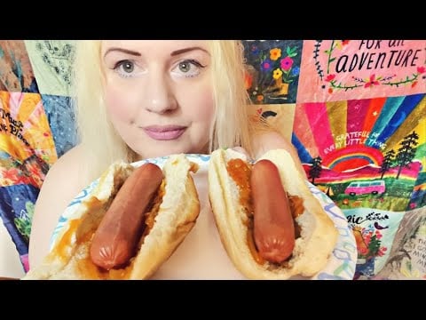 ASMR Eating Hotdogs 🌭