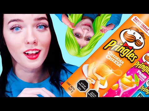 ASMR Most Popular Chips Box Challenge By LiLiBu