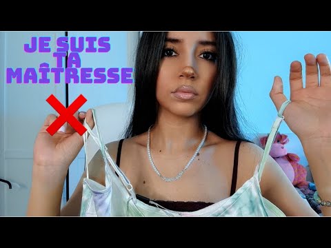 ASMR FRANÇAIS : JE SUIS TA MAÎTRESSE CE SOIR