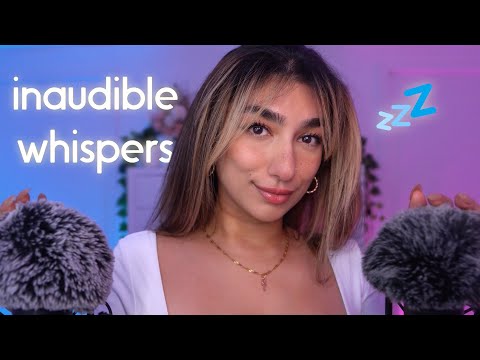 ASMR • inaudible whispers BUT with binaural mics for extra tingles! 💤