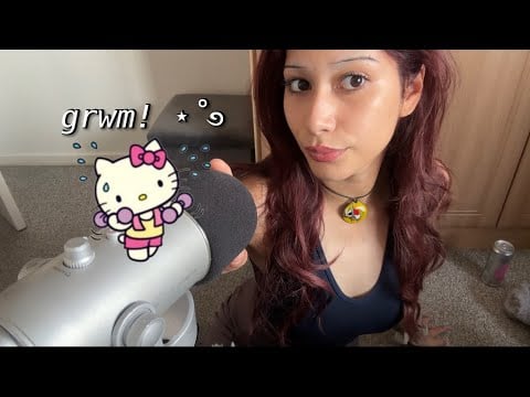 asmr🪽་༘࿐ get ready w me for the gym! 