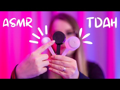 ASMR PRA QUEM TEM TDAH | Testando seu foco e concentração | Muitos triggers relaxantes | Blue Yeti