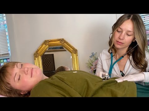 ASMR Abdominal & Leg Exam | Full Physical Conclusion (Medical ASMR) with @CaitC-ASMR 