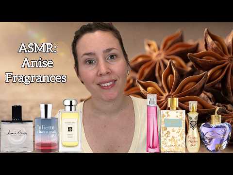 ASMR - Anise Fragrances & Perfumes  - Glass Tapping & Soft Spoken