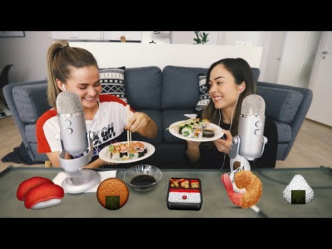 MUKBANG ft. Johanna Puhakka 🍣  ASMR Suomi