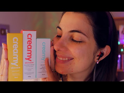 ASMR - SKINCARE NOTURNA | Creamy