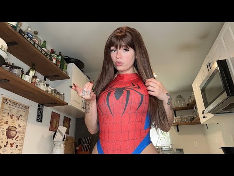 Spider Swimsuit Try-On — It’s Giving Trouble 🕷️