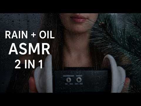 1 hour of Oil Massage under Rain 💧 2 in 1