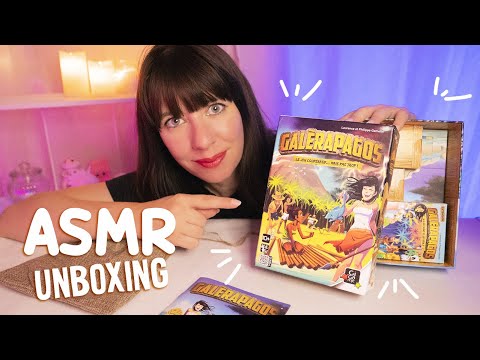 ASMR FR | UNBOXING jeu de société - GALERAPAGOS