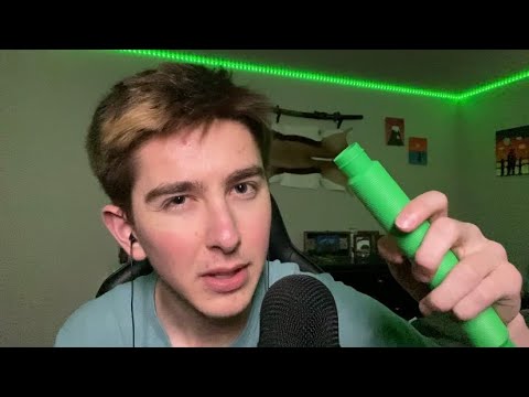 ASMR 10+ Fast and Aggressive GREEN Triggers
