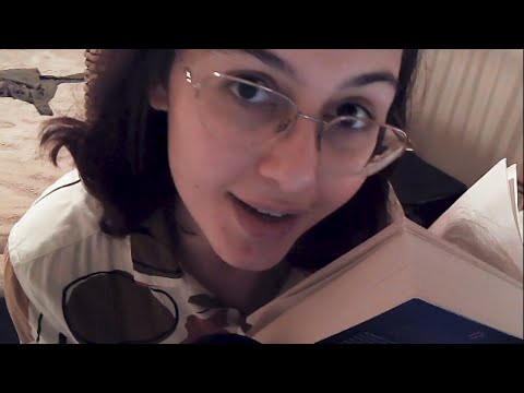 ASMR book triggers; page flipping, reading & more