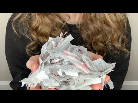 ASMR Receipt Tearing (No Talking)