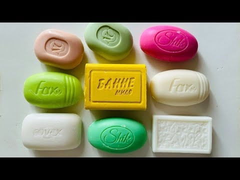 ASMR Soap catting/ Soap carving/ Резка мыла/ Asmr soap