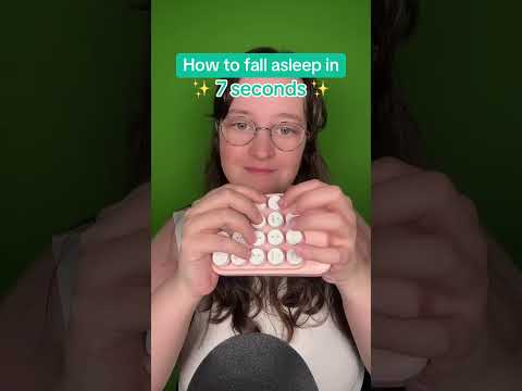 How to fall asleep in 7 seconds #asmr #asmrsounds #asmrrelax #asmrtingles #asmrsleep #relax