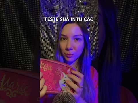 TESTE DE INTUIÇÃO 😱 #asmr