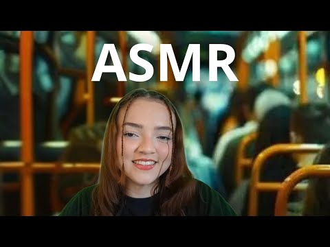 ASMR amiga te maquiando no ônibus