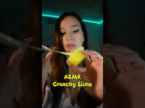 NOUVEAU TRIGGER : SLIME CRUNCHY 🐌✨ #asmr #asmrslime #crunchysounds #crunchyslime #satisfyingsounds