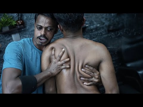 Head & Body Massage By Strong Wrist Barber | Long Time Full Body Massage Compilation ASMR For Sleep