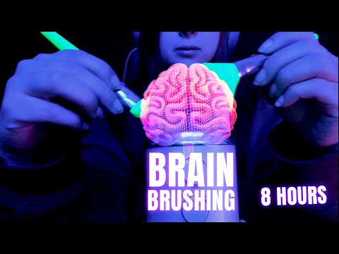 ASMR - 8 HOURS Intense Mic Brushing for Sleep // NO TALKING