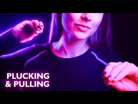 ASMR PLUCKING YOUR ANXIETY & INSOMNIA WITH HAND MOVEMENTS, MOUTH SOUNDS,BLOWING,AND BACKGROUND NOISE