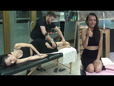 NO STRESS ! FEMALE BODY CRACKING + Asmr Female Back, Waist, Foot, Leg, Face, Sleep And Body Massage