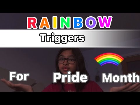 ASMR | RAINBOW TRIGGERS FOR PRIDE MONTH 🌈✨