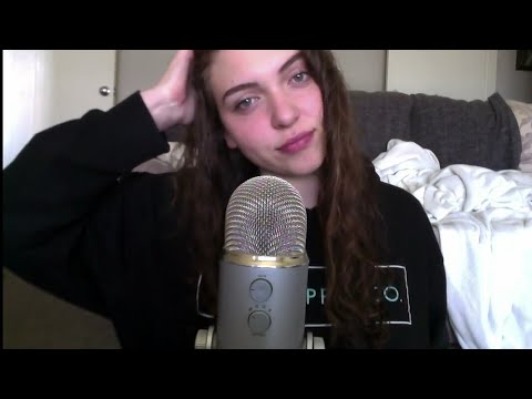 ASMR||upclose whisper ramble| inaudible| mouth sounds