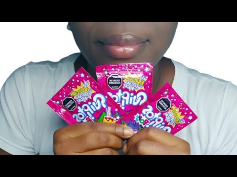 ASMR🌟Comiendo👄 Quipitos👅 Pops🤪 Con El Dedo☝️Sonidos  Explosivos 💫Relajantes👂😴💤 Luna 🌙 Asmr 🧚🏾‍♀️