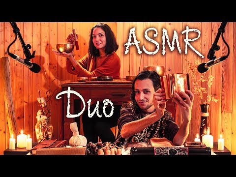 ASMR DUO 🎧Multidéclencheurs & Bols Chantants Ft. Sandra Relaxation ASMR