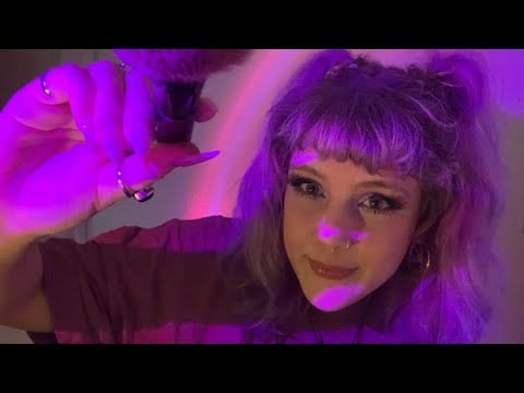 💤CHAOTIC ASMR: Measuring, spoolie nibbling, spit painting, inaudible, doing your eyebrows + more!💤