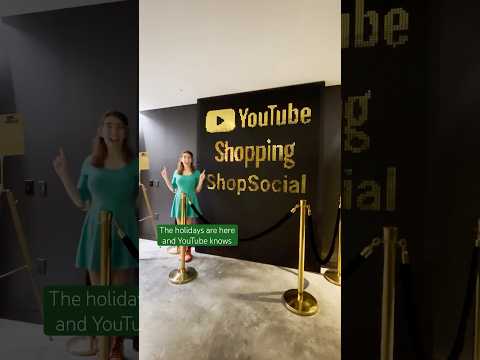 Behind-The-Scenes at YouTube’s Shopping Event! #asmr #holidaywithyoutube #shorts