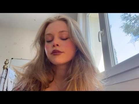 ASMR- Let’s do a Minimal makeup (2 products) | French GRWM