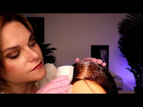 ASMR Scalp Check & Dandruff Removal: Satisfyingly GOOD!